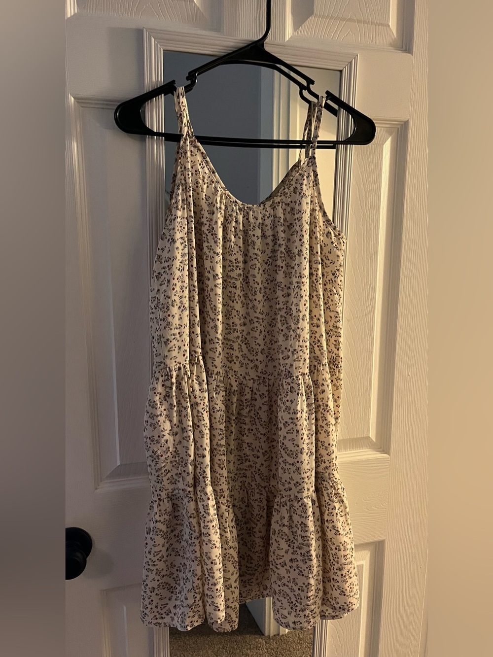 Floral Tiered Spaghetti Strap Dress